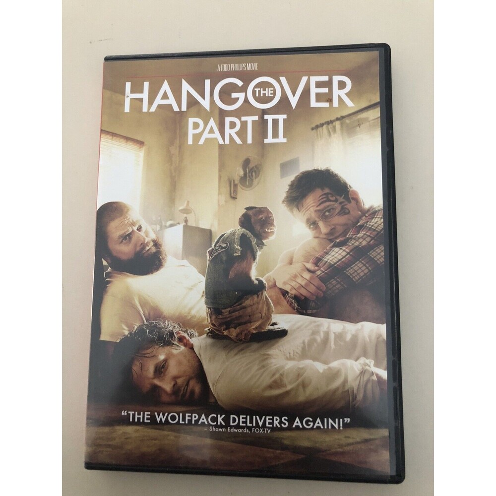 The Hangover Part II - DVD - VERY GOOD Bradley Cooper Ed Helms Zach‎ Galifanakas